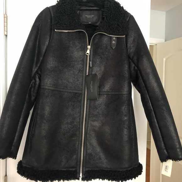 NWT!!! Marc New York faux shearling coat - Picture 1 of 16